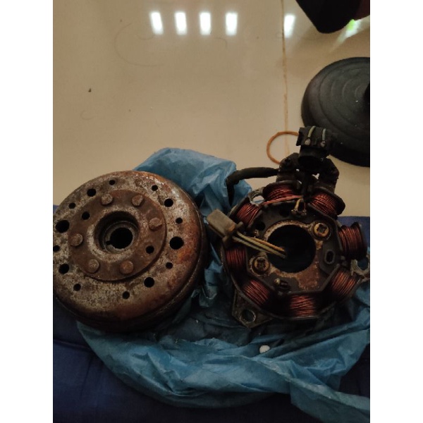 magnet dan spul satria hiu