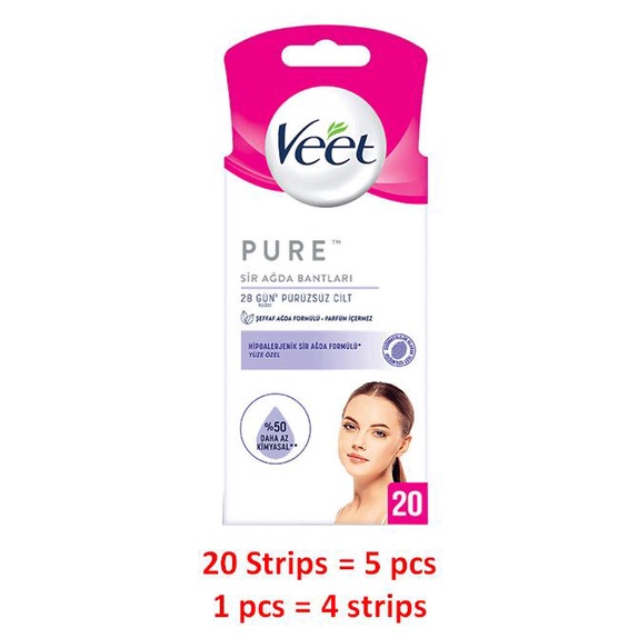 Veet Face Wax Strips