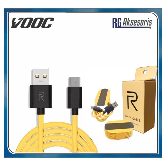 KABEL DATA REALME Original SUPPORT Fast Charging & SUPER VOOC - MICRO