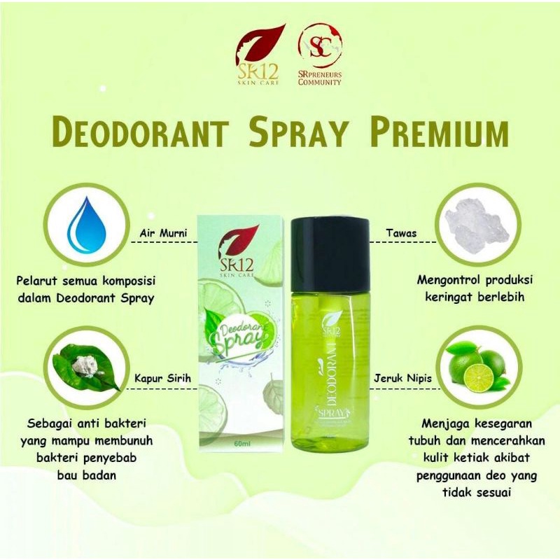Deodoran Spray SR12