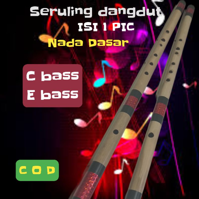 sweuling dangdut nada C bass dan E bass
