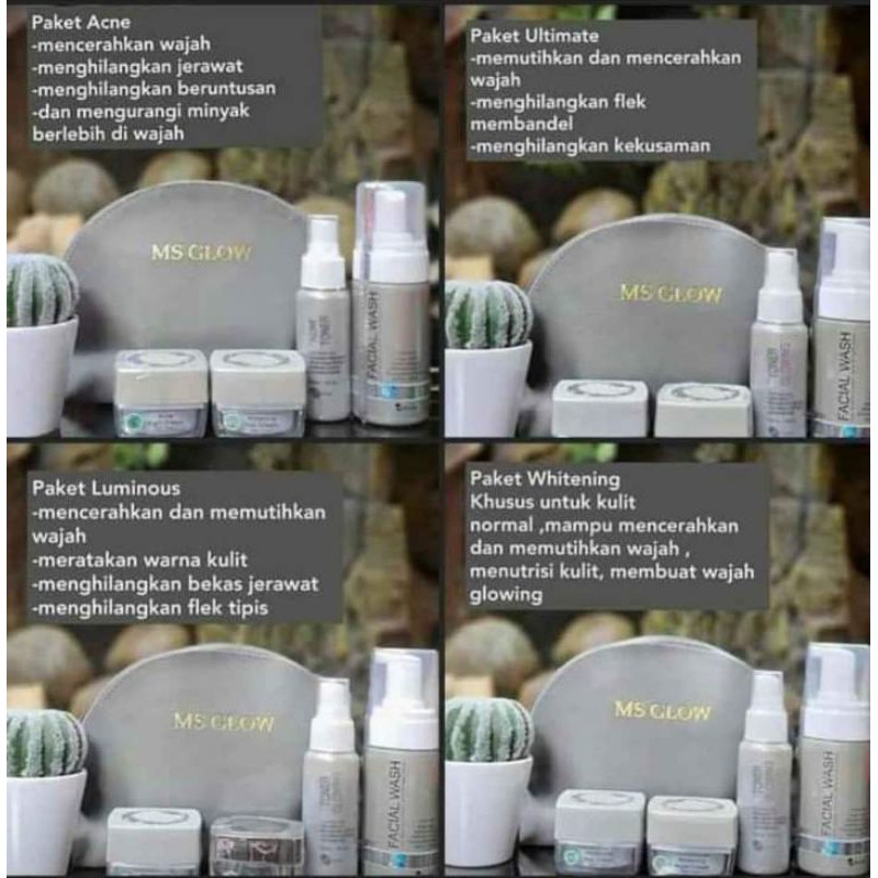 Skincare Ms Glow