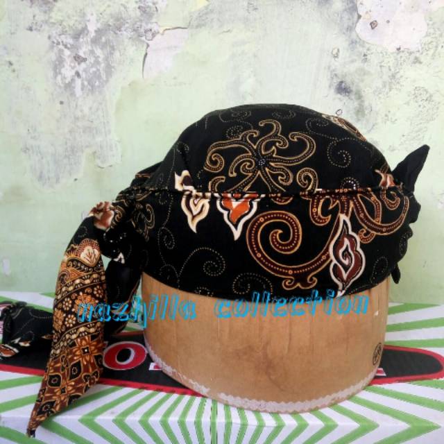 Blangkon iket batik cirebon