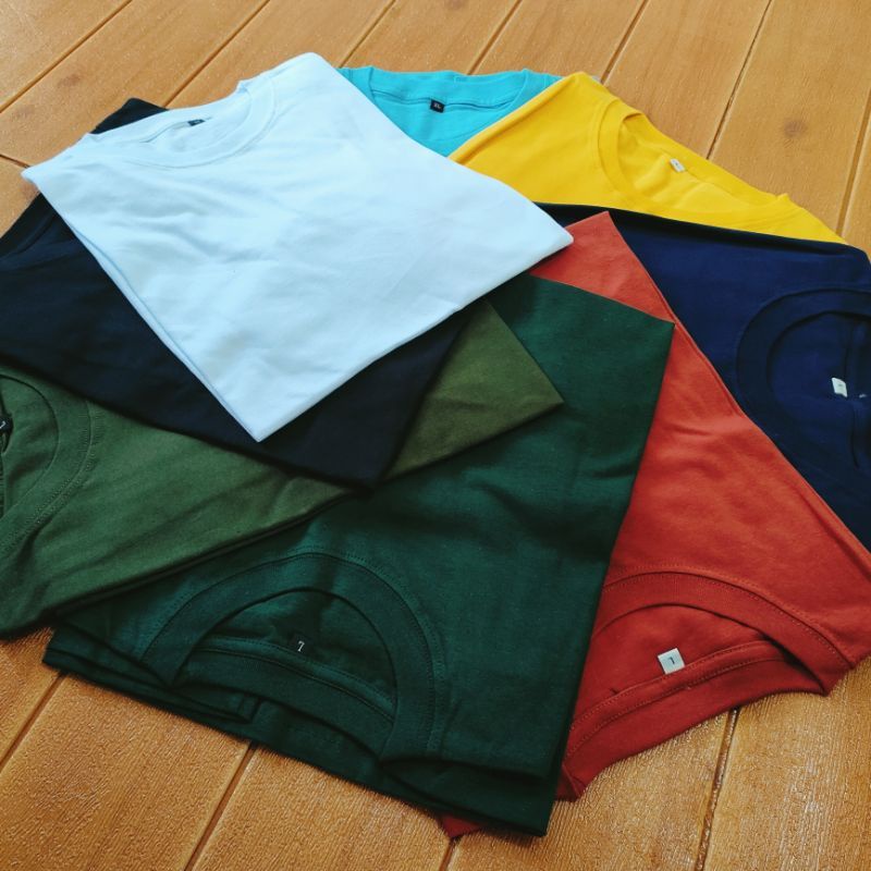 KAOS POLOS COMBED30s PRIA LENGAN PENDEK