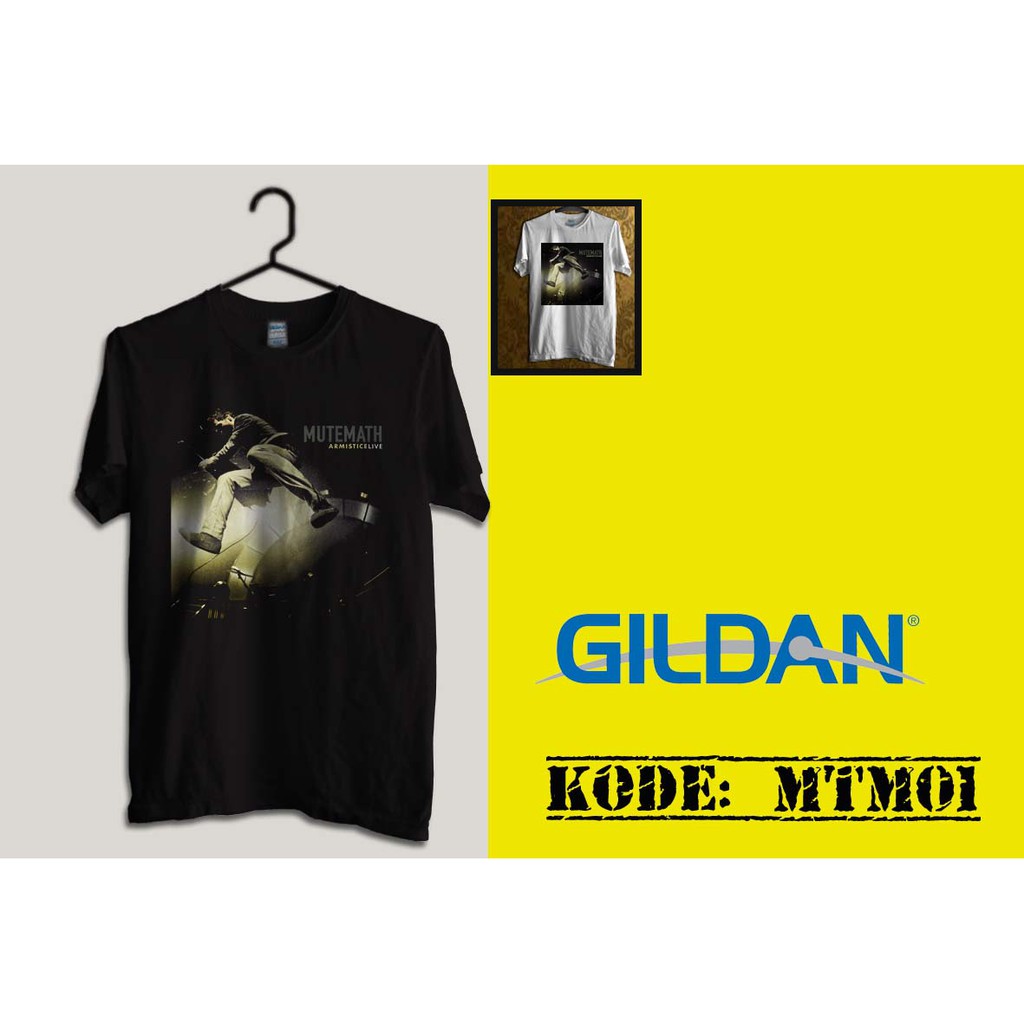 kaos mutemath original gildan mtm01
