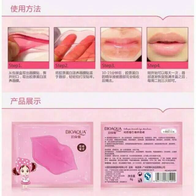Masker bibir bioaqua