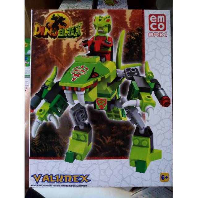 Mainan edukatif EMCO BRIX - Dino Brix