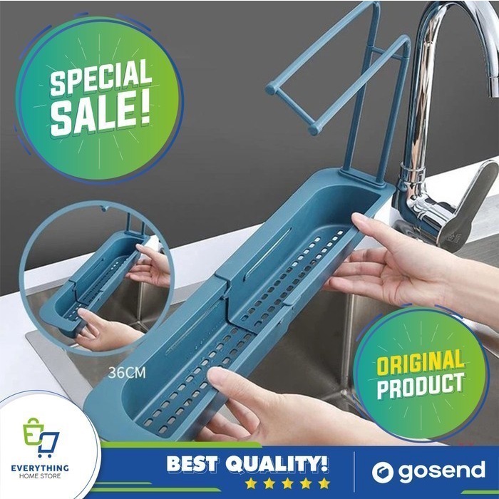 Sink Rack V2 Adjustable Rack Ready Stock -