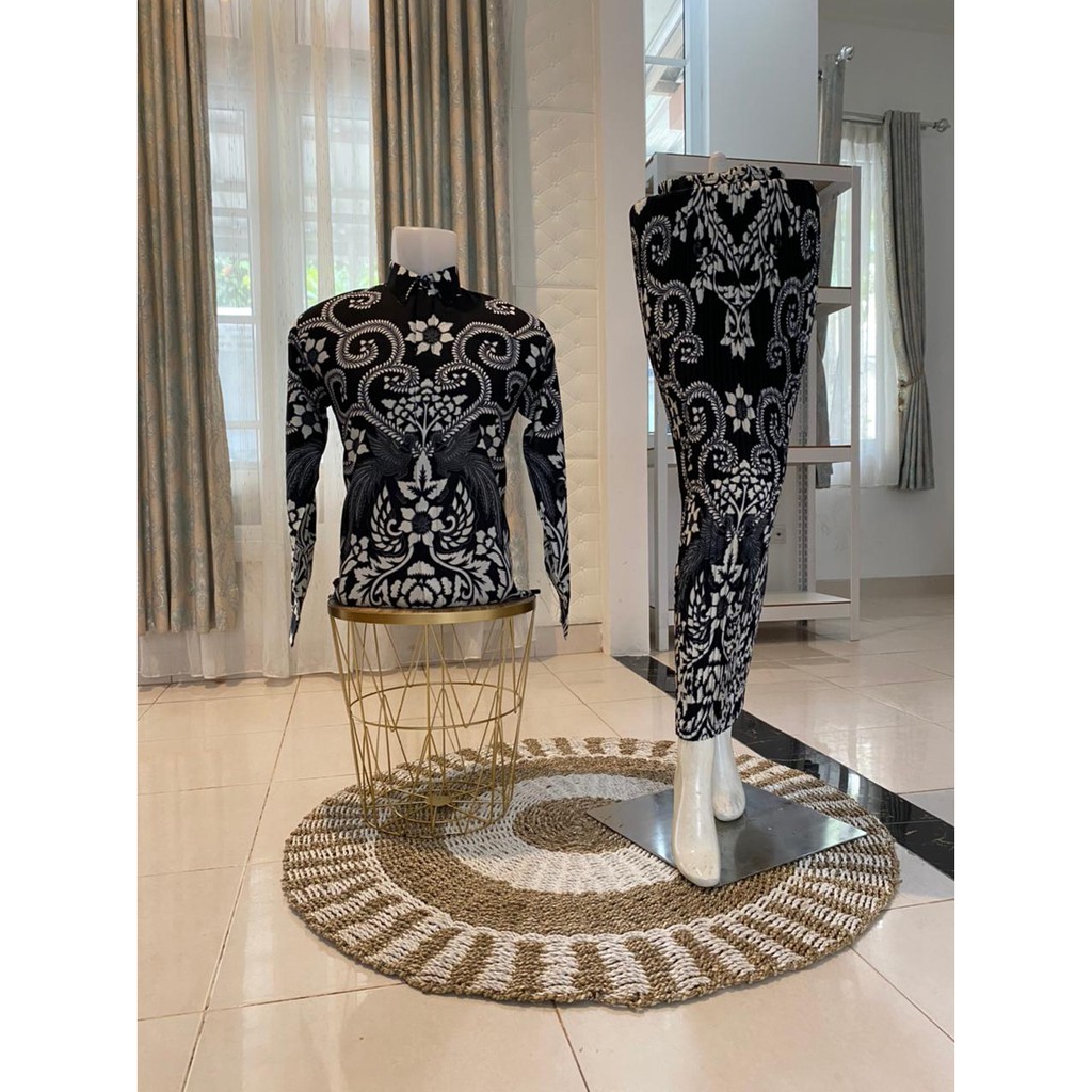 Couple batik+rok frisket kode 02