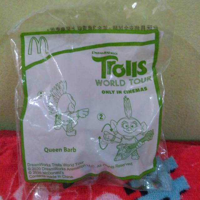 Mainan MCD Troll Queen Barb