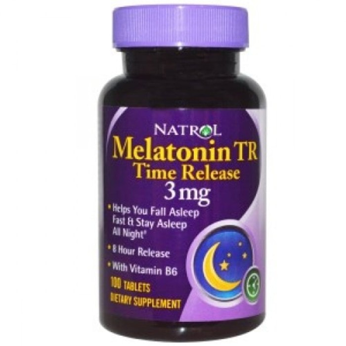 Natrol, Melatonin TR, Time Release, 3 mg, 100 Tablets