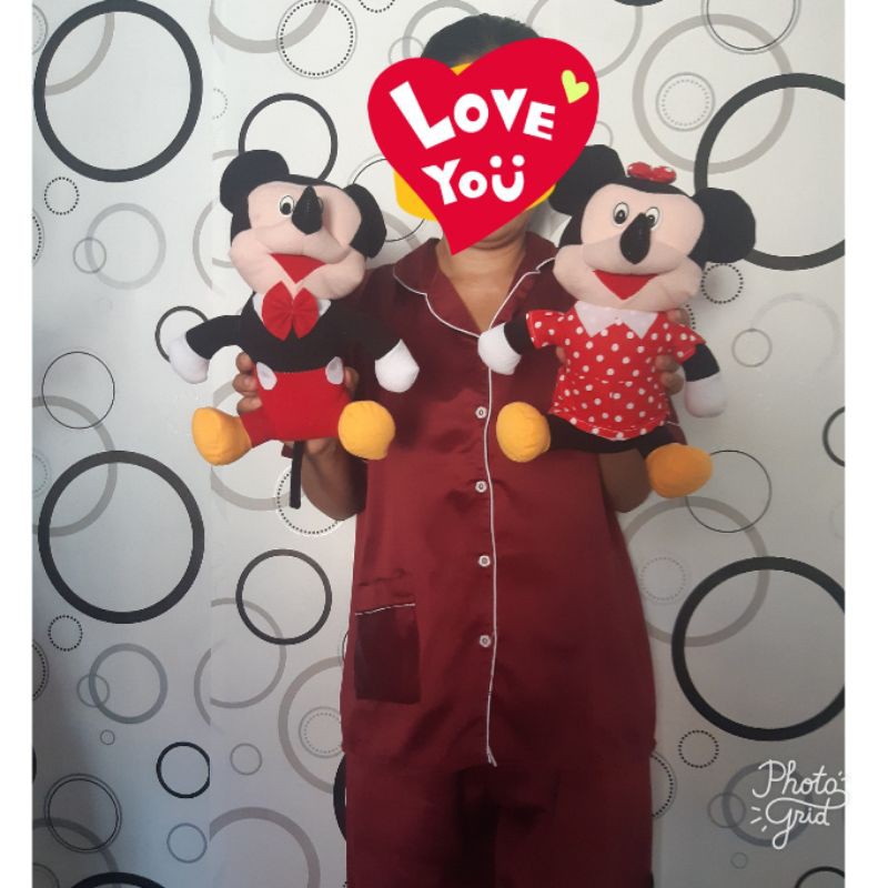 BONEKA MICKEY MOUSE DAN MINNIE MOUSE S