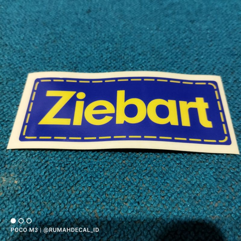 Stiker Ziebart Paint