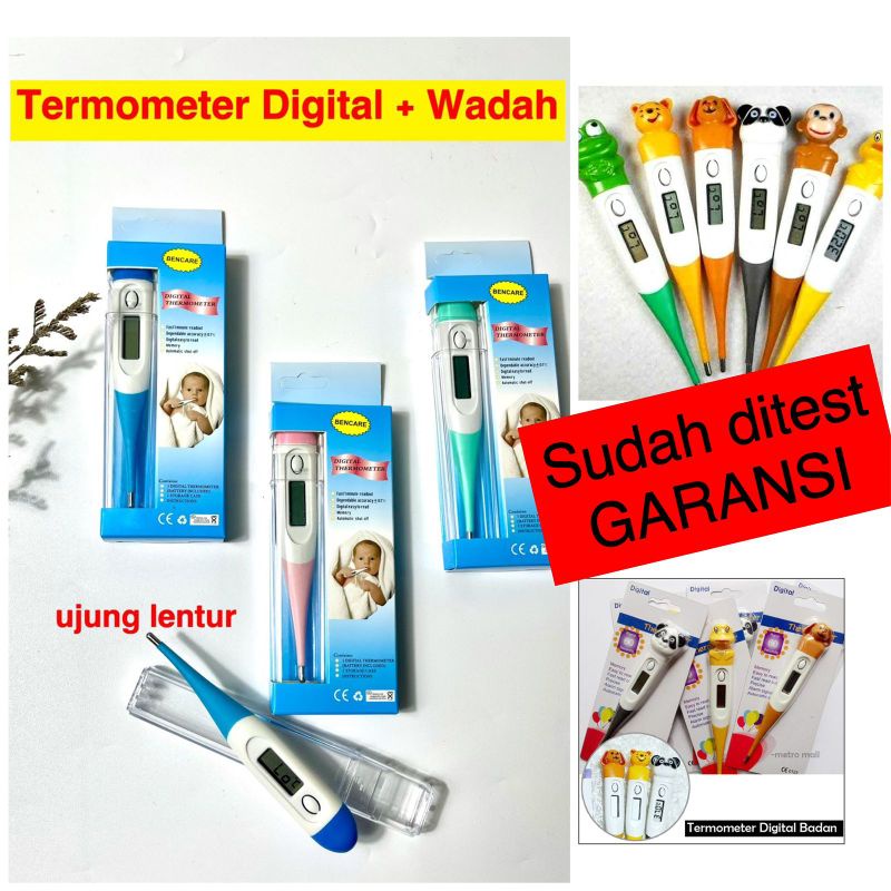 Termometer Karakter Digital | Termometer Murah | Termometer Karakter BOX wadah polos