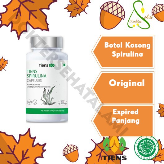 Botol Spirulina Kosong