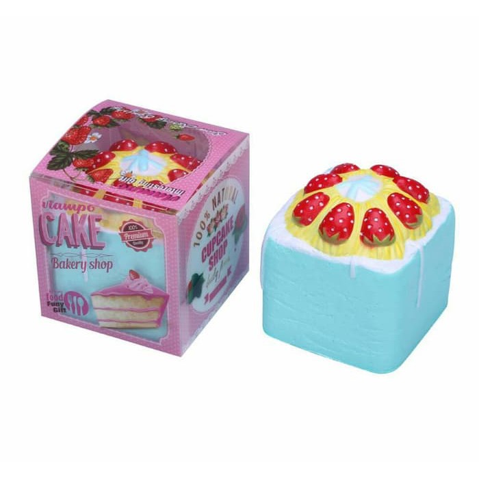 Vlampo Strawberry Cream Cake Squishy