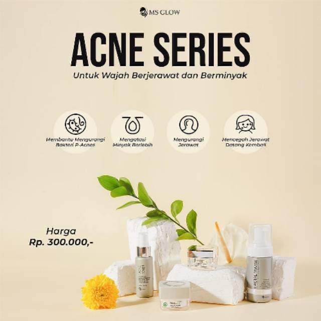 Ms Glow paket acne series