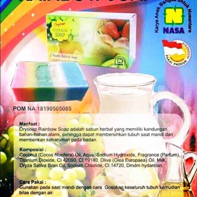 Rainbow Soap Nasa