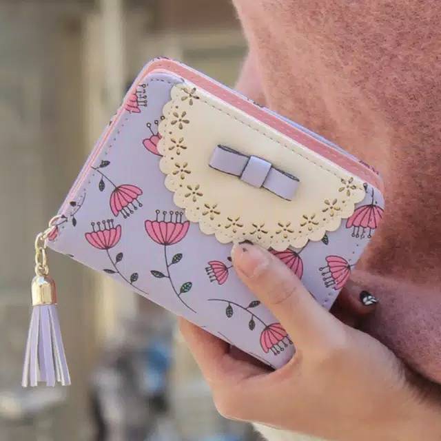 MORYMONY DOMPET FLOWER BARU-DOMPET LIPAT