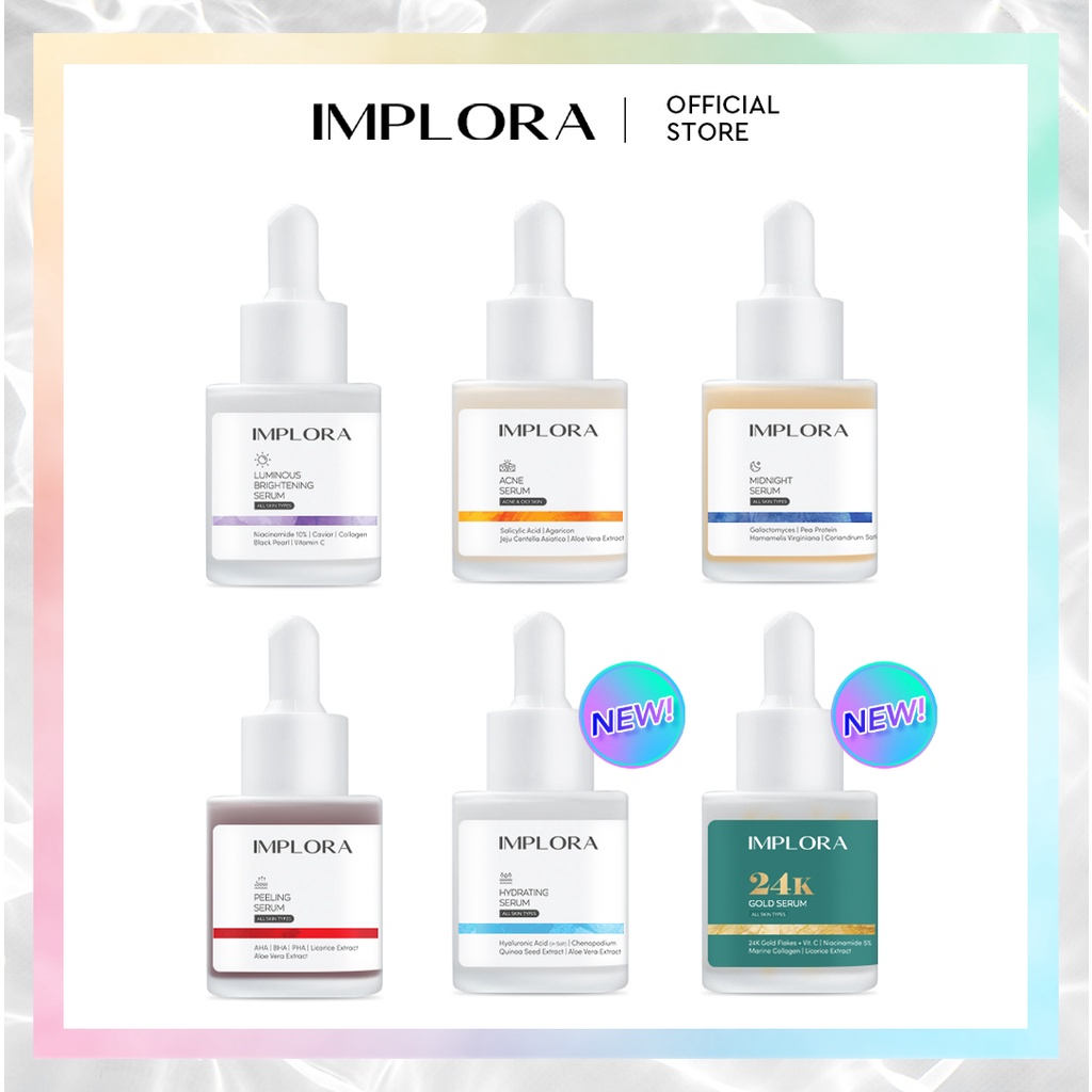 ☑️ YK ☑️ IMPLORA Face Serum 20ml