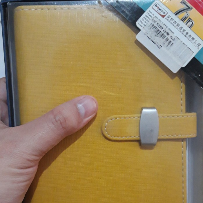 front notebook w10 - 7in yellow