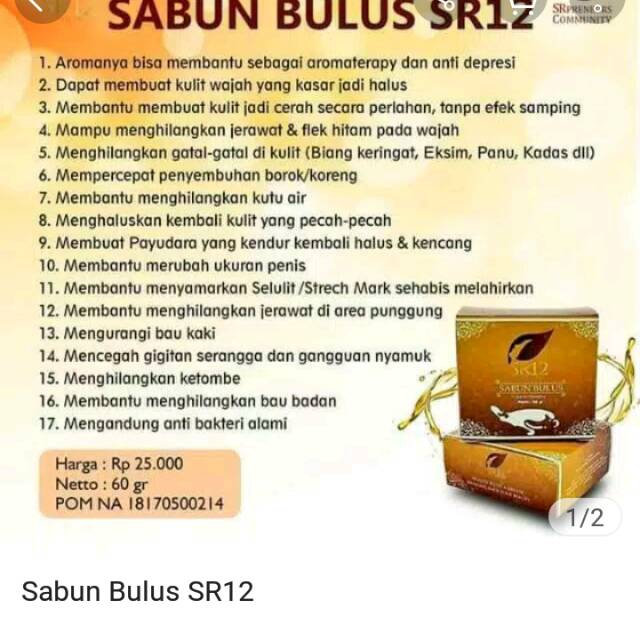 Sabun bulus SR12