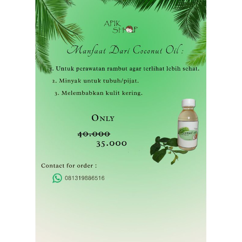 COCONUT OIL by apikshop