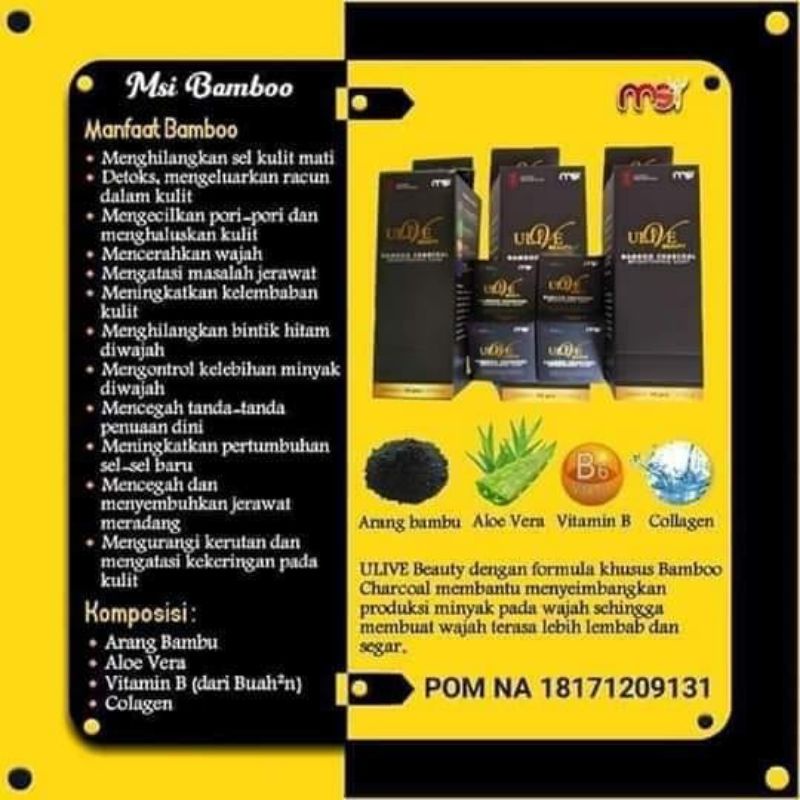 bamboo charcol msi