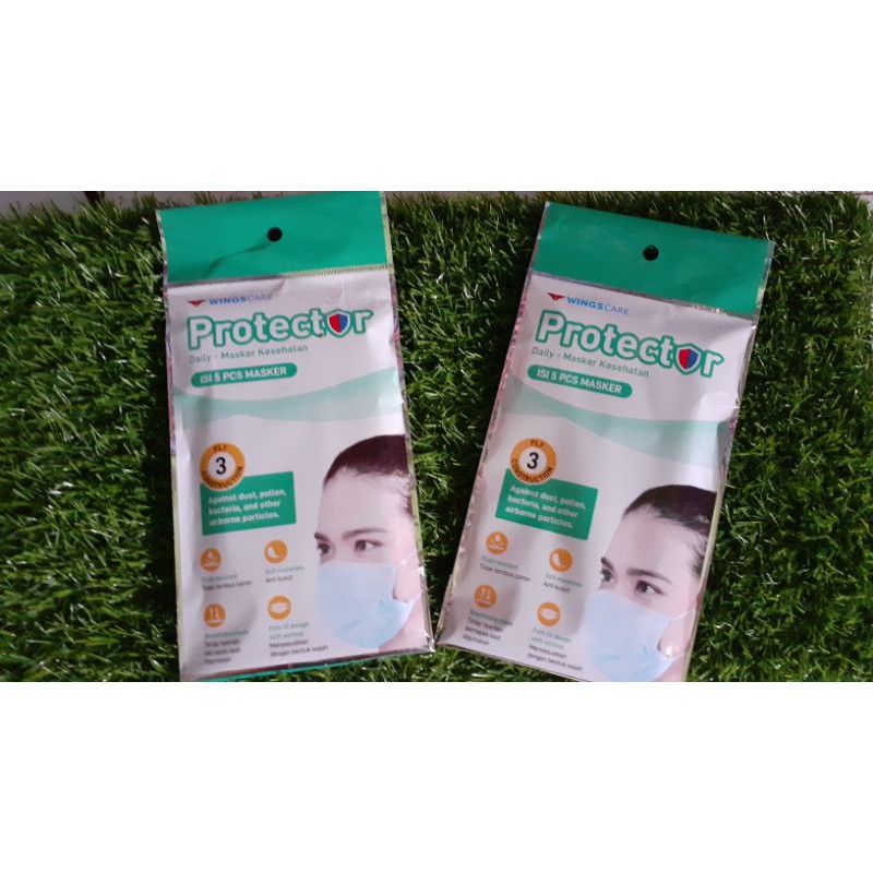 masker protector isi 5 pcs 3play