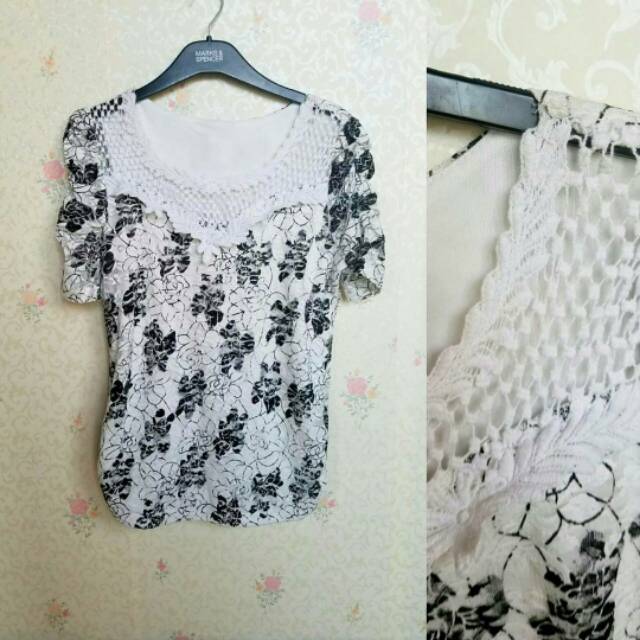 Rose Lace Top