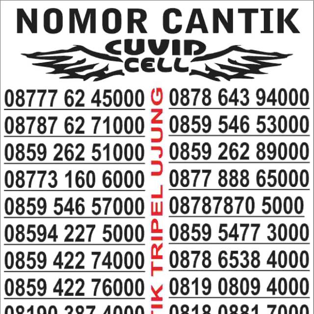 NOMOR CANTIK TRIPEL 000