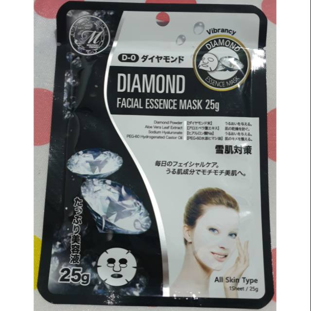 Mitomo diamond sheet mask
