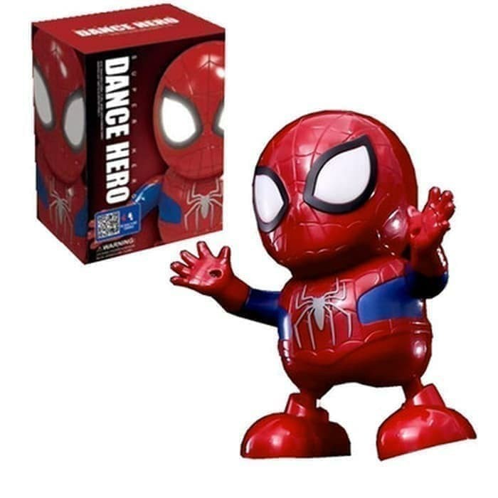 MAINAN ROBOT SPIDERMAN SUPER HERO SMART DANCE