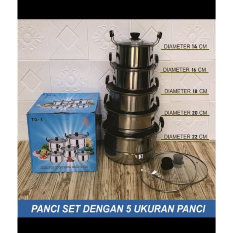 Panci tutup kaca ARC POT