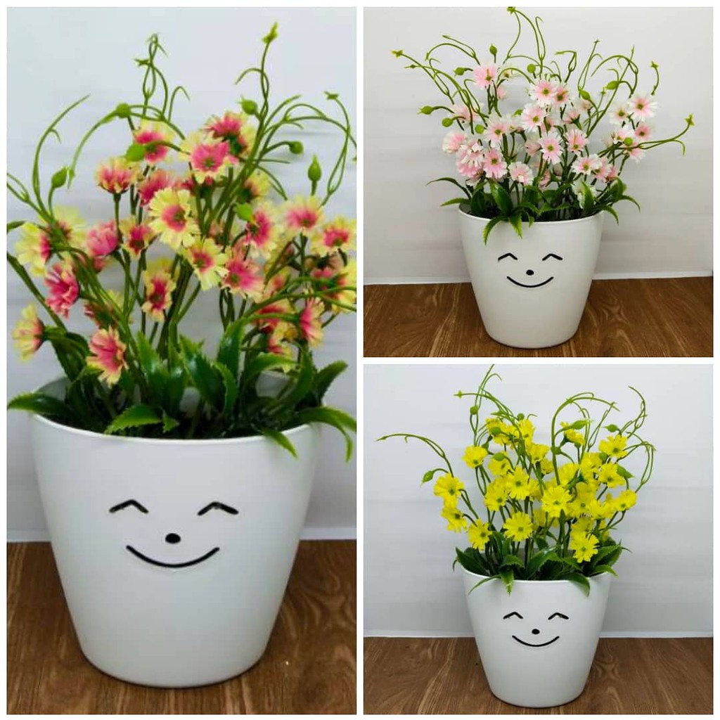 Bunga Tundra Smiley Artificial (tiruan)