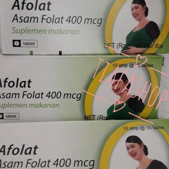 ( ͡❛ ͜ʖ ͡❛)✊ ( 1 dus ) afolat asam folat suplemen promil program hamil ⚈