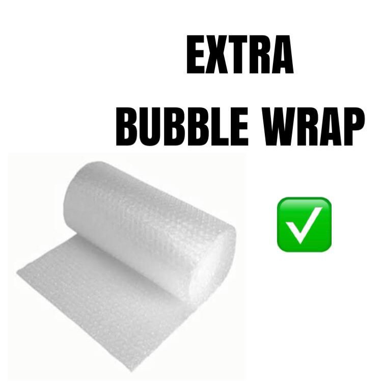 Extra Bubble Wrap untuk packing barang kecil