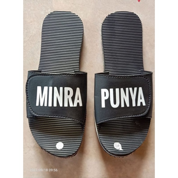 sendal slop custom nama