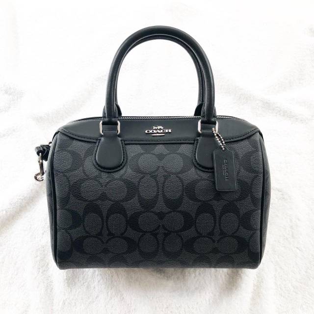 Coach Mini Bennet Sign Black