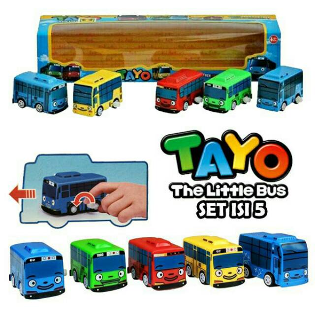 Mainan Tayoo Bus isi 5 Pcs