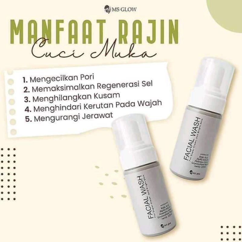 FACIAL WASH MSGLOW