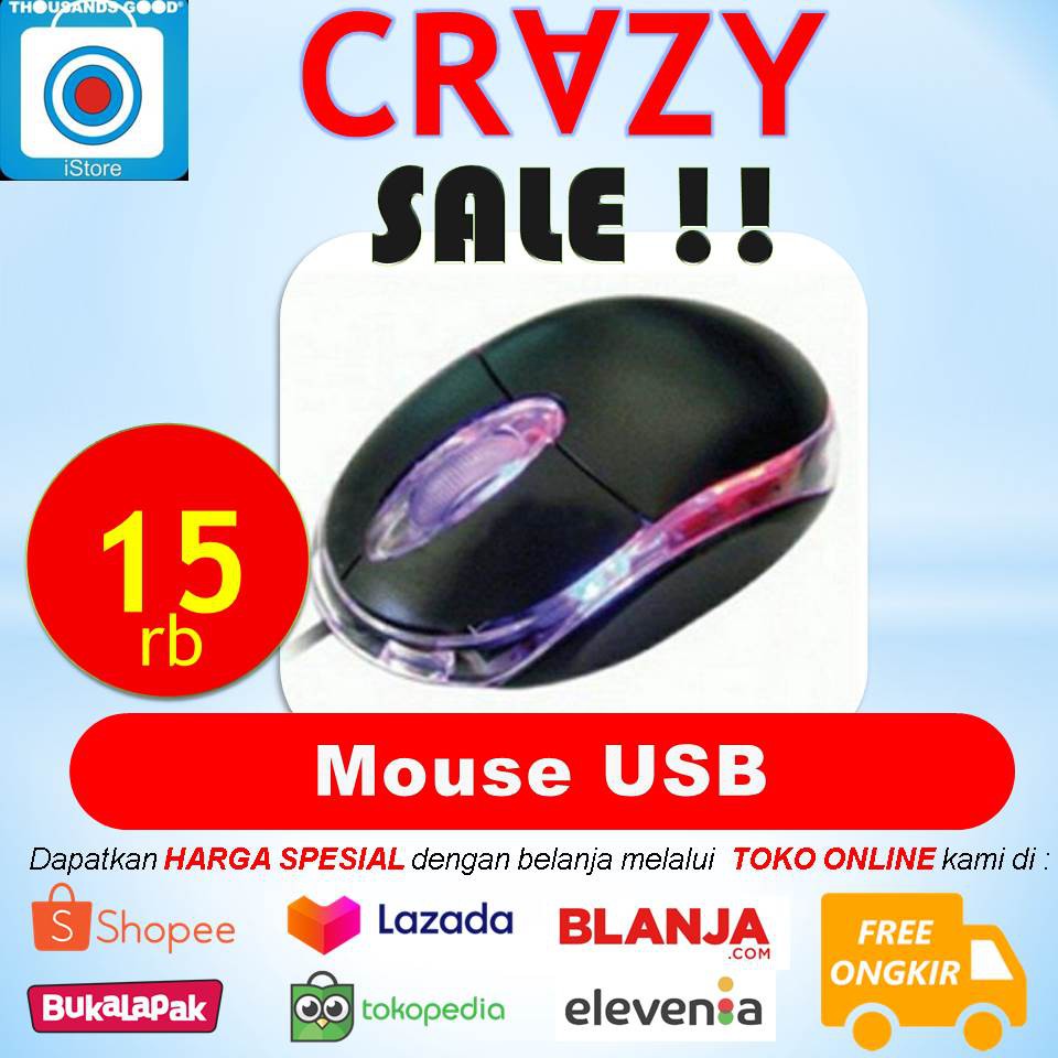 MOUSE USB MURAH MERIAH MANTAP