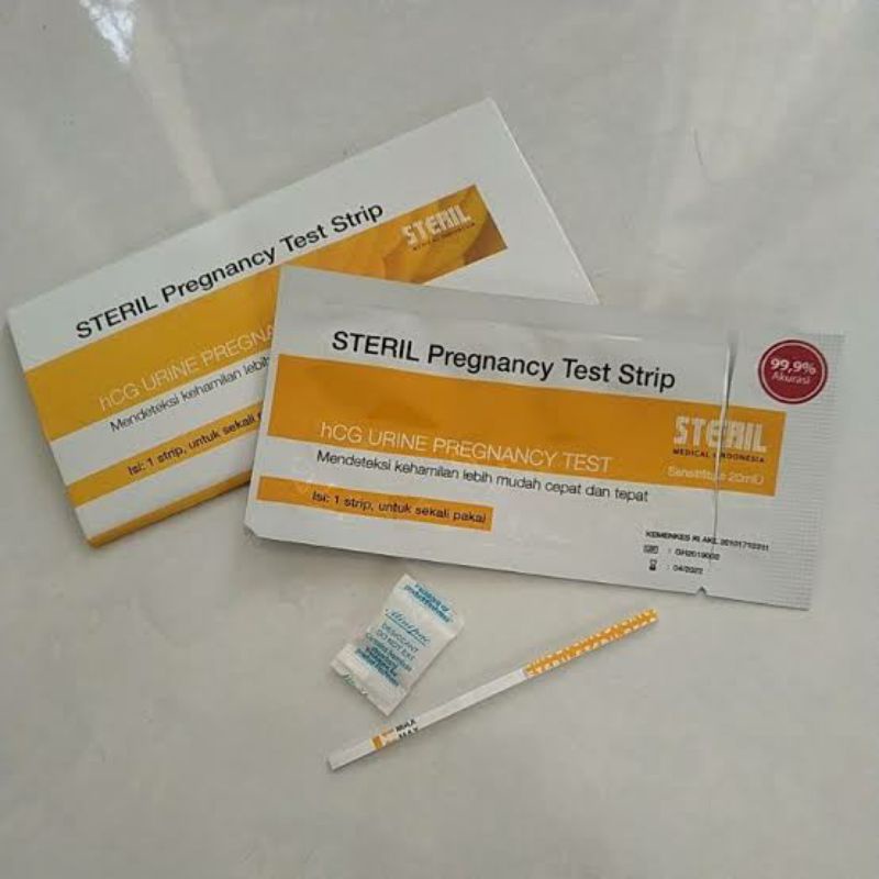 Tespack Kehamilan Steril Strip test pack
