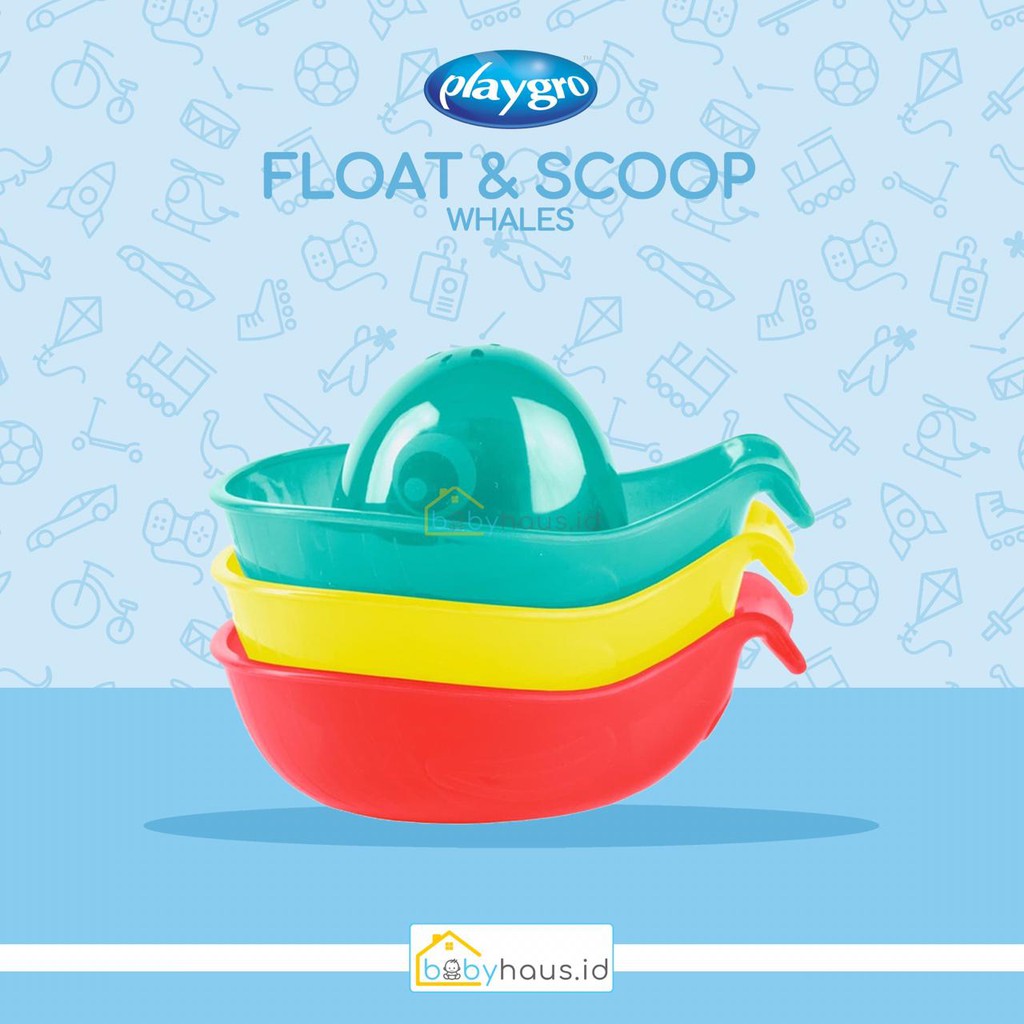 PLAYGRO - FLOAT AND SCOOP WHALES