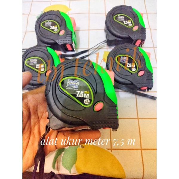 alat ukur meter 7,5 m