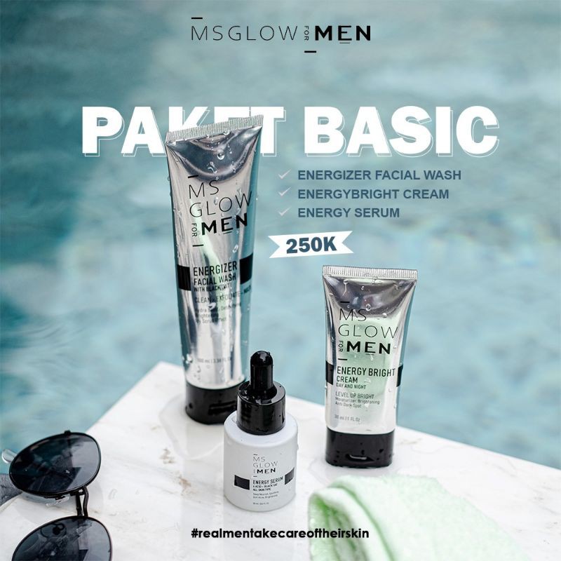MS GLOW FOR MAN (free dompet)