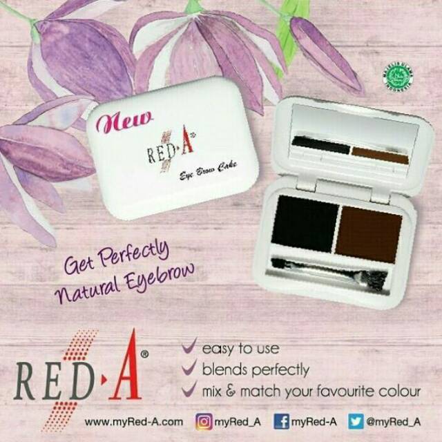 Red A Eye Brow Cake