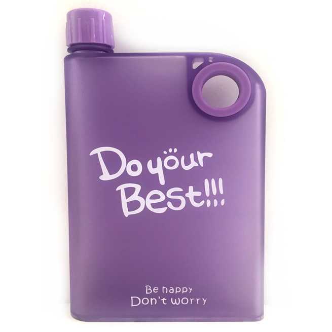 Memobottle Botol Minum Flat 380ml