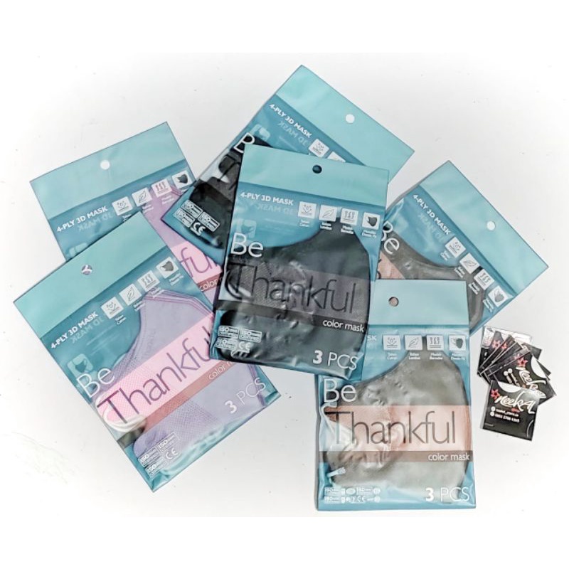 thankful 3Dmask 3pcs