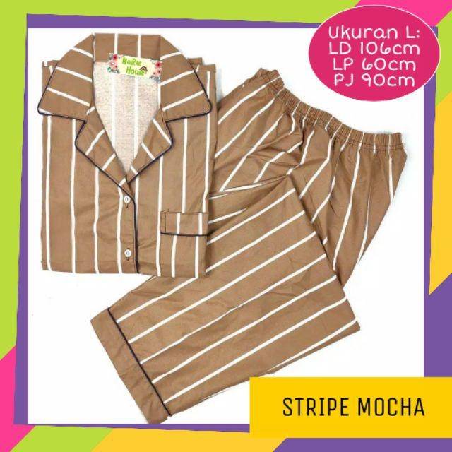 Piyama Dewasa Stripe Cp